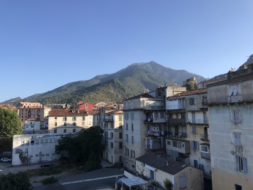 Vue sur la Citadelle de Corte
