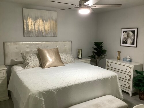 Pillow top king size bed