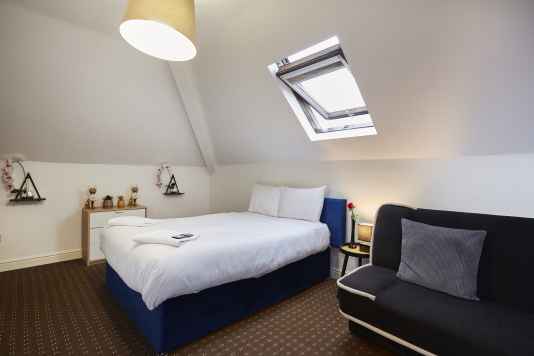 Bright and cosy bedroom in Deighton – perfect for a restful night’s sleep