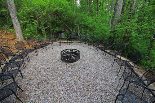 Fire Pit area, from Stairs