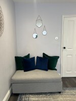 Aquila 2 Bed Flat: Bedroom Single Sofa Bed - Pull out - Bedroom 2