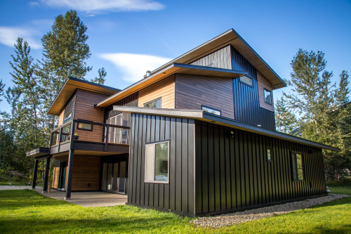 Side view of house