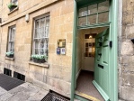 entrance to the house