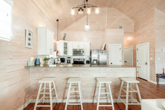 The pantry is for guests to stow away their items