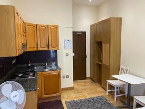 Picture represents the type Studio Deluxe Private Bathroom. It might not be exactly the same as per booking. All same type of apartments are allocated subject to availability per booking