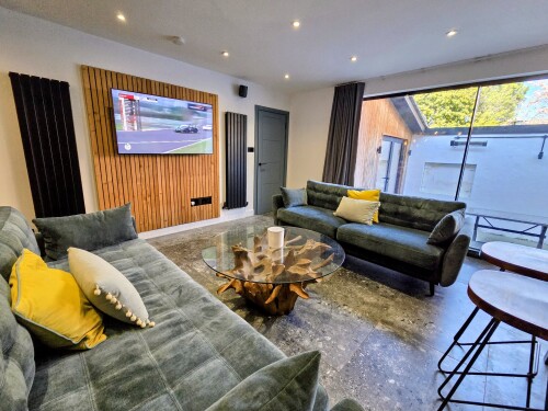 Lounge with sofabed 