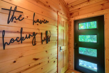 Modern door with smart lock