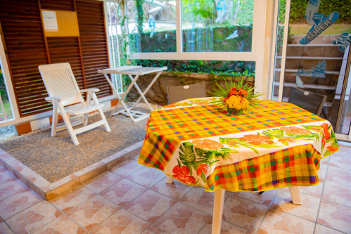 Terrasse Villa Blanca