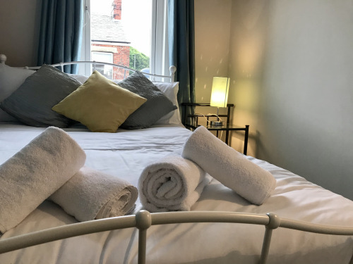 Bedroom Three - Cosy Small Double bed, wardrobe and fresh bed lined and cotton towels