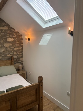 Bedroom 2 with Blackout Velux