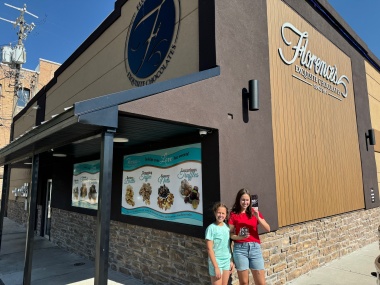 Free box of chocolates- compliments of the Hotel. 