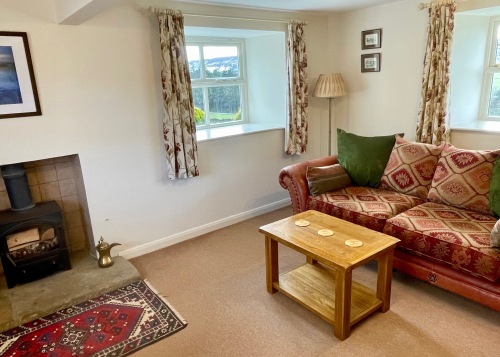 Snowdrop Cottage living room (self-catering)
