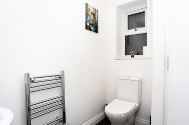 Ground-floor WC for added convenience during your stay