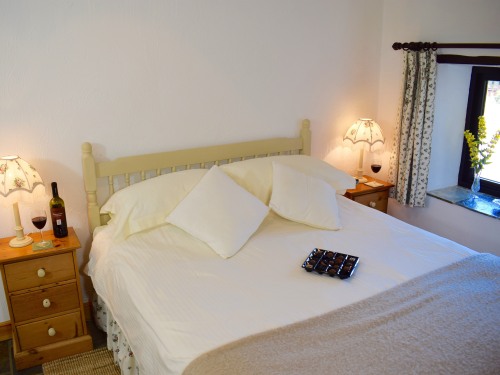 The Master Bedroom in Wistaria Cottage