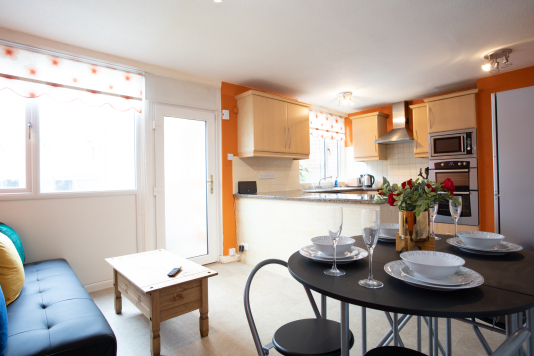 Open Plan lounge, kitchen and Dining