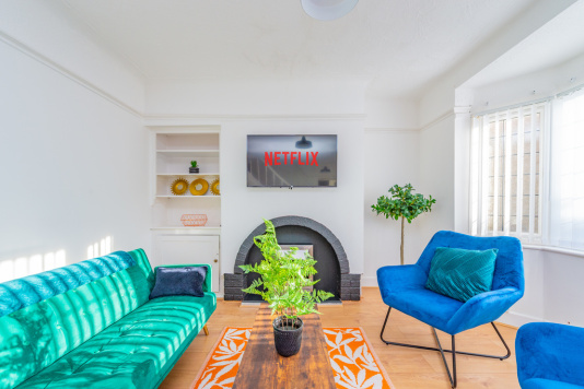 Beautiful relaxing lounge to unwind after a busy day