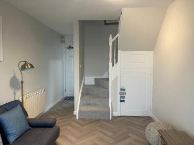 Stairs upto Bathroom and Bedroom