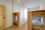 Room with bunk bed