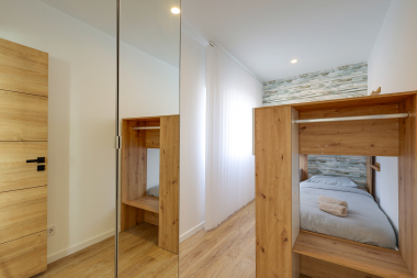 Room with bunk bed