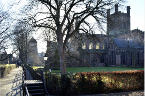 Chester Cathedral and Chester Walls