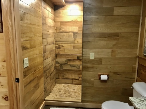 Large Walk-In Tile Shower