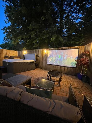 Seating area outside