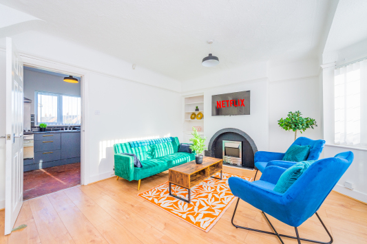 Relaxing lounge area