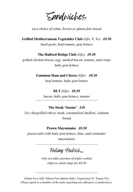 The Halford Bridge Inn, ShipstonOnStour Restaurant