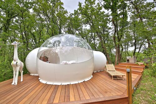 terrasse bulle Vénus et son spa