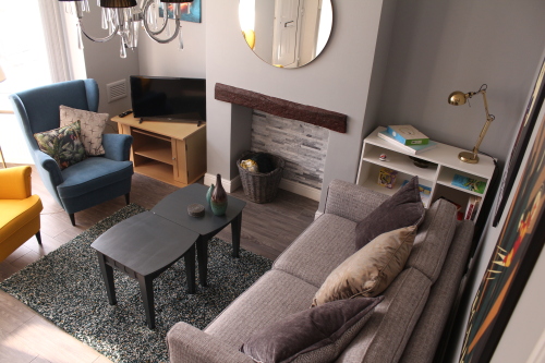 Chester House - Relax in the cosy living room with double size Sofology sofa bed and smart tv.