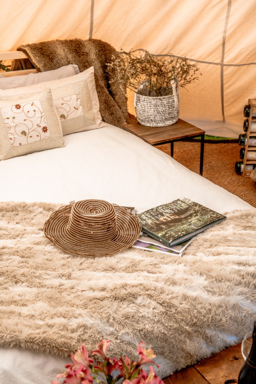 Tent-Deluxe-Communal washroom facilities-Countryside view
