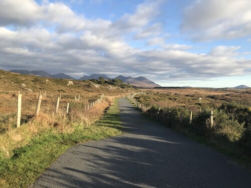 Connemara Greenway. This is outside of our gate!