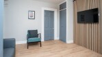 Modern comfortable Livingroom with Wi-Fi, smart tv with streaming services, and space for you to unwind and relax on those cosy nights in 