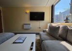 Kick back and enjoy your favourite shows on the Smart TV.