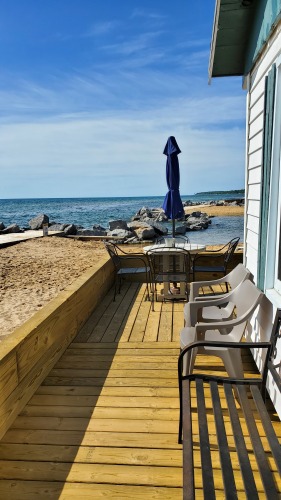 Private deck outside of #5