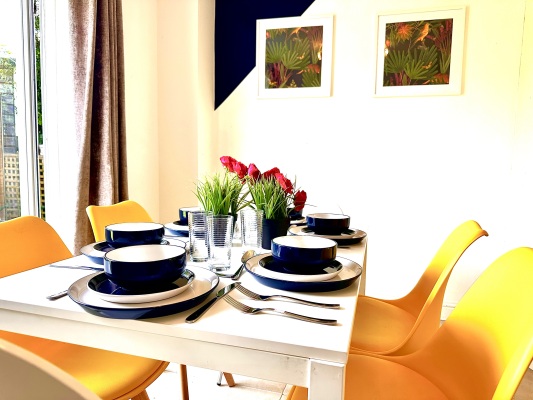 Dining area of kitchen