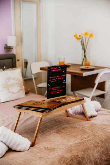 welcome pack on arrival 