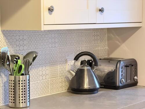 Morning essentials in the kitchen