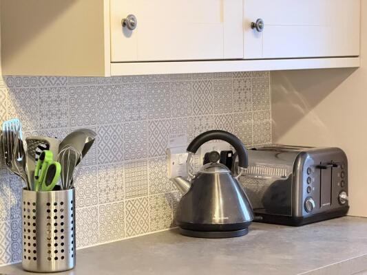 Morning essentials in the kitchen