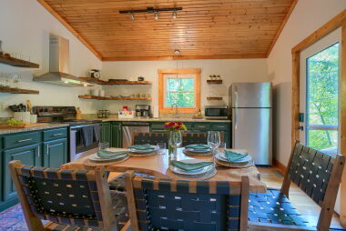 Tons of natural light throughout the cabin