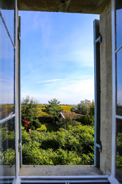 Vue de la chambre château Montrose
