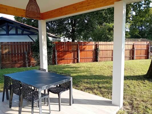 Terrasse sur jardin privatif