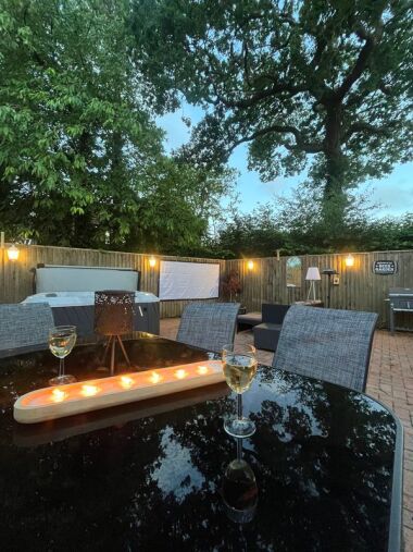 Outside seating area