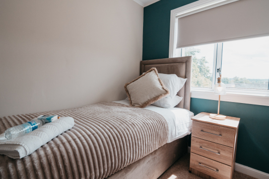 Single bedroom close up 