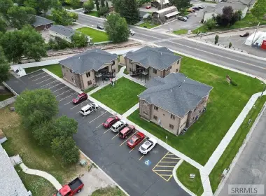 Above view of The Raspberry Garden hotel and suites