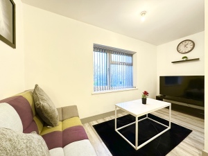 Sofa-bed & Television