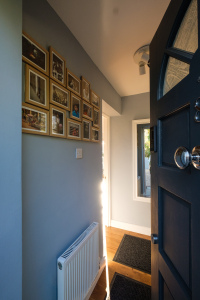 The entrance to the apartment