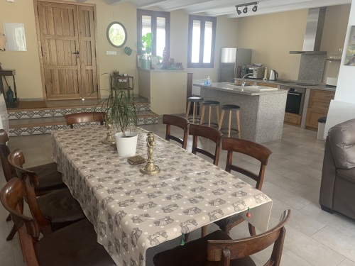 Dining table with 8 chairs