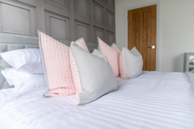 Sumptious Master Bedroom with superking bed.