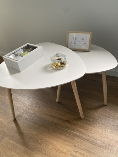 thé, café et friandises de bienvenue